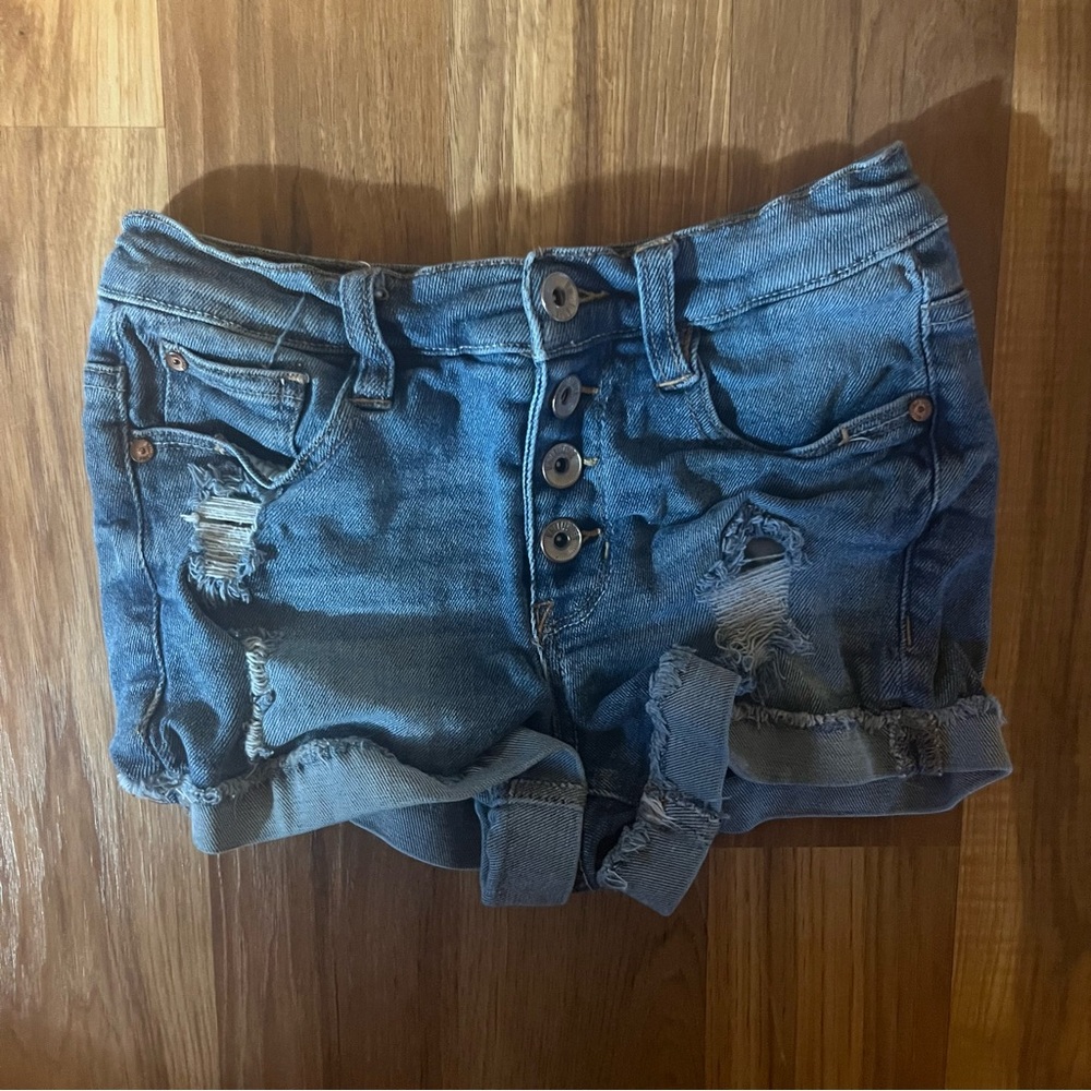 wallflower jean shorts